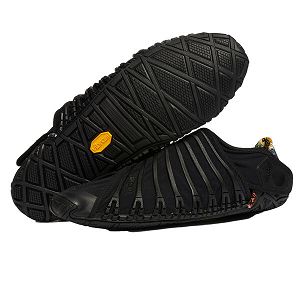 Vibram Furoshiki Black Mens Shoes | India-531896